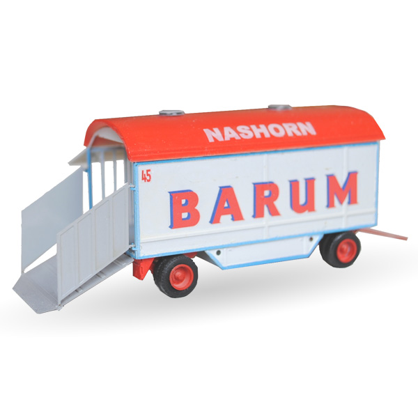 Circus Barum Nashornwagen - Bausatz 1:87