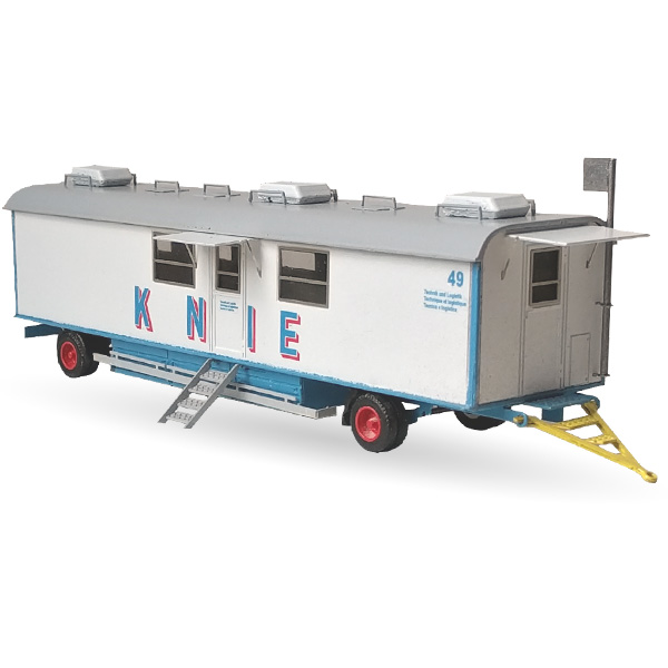 Circus Knie office wagon #49 - kit 1:87 (H0) Circus Knie office wagon #49 - kit 1:87 (H0)